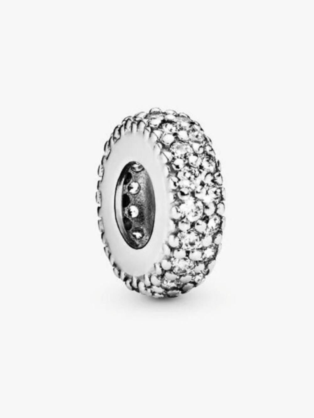Pandora Pavé Spacer Bead - Clear Crystal